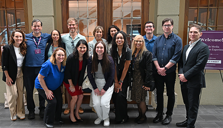 New Orleans & Company hosted a media experience at the end of May in conjunction with the launch of Sail 250 and the North America’s 50 Best Restaurants Awards Ceremony. Shown here are bureau staff along with media members at the Ernest N. Morial Convention Center. Photo by New Orleans & Company