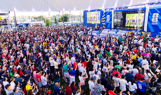 The FIFA Fan Festival is being held in Houston’s EaDo neighborhood. The free-to-enter event is running from June 11 to July 19. Credit: FIFA Houston Local Organizing Committee