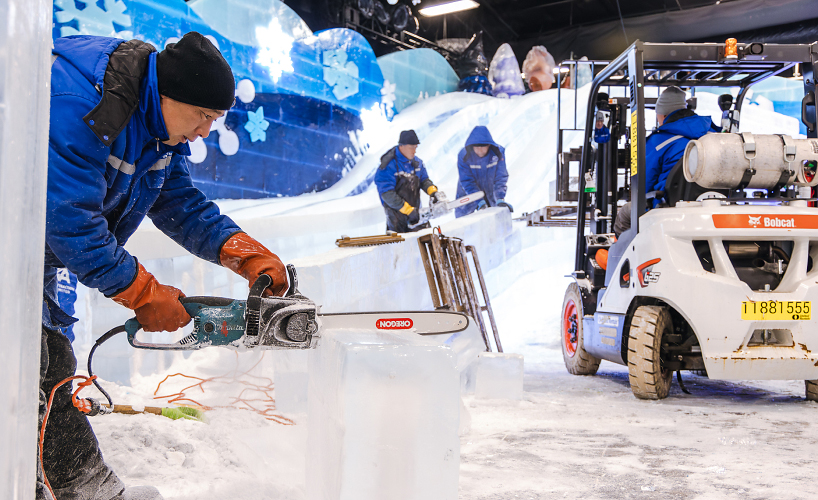 Though Halloween is still just around the corner, Gaylord Hotels is already preparing for its annual immersive Christmas art experience, “ice!”<br />
More than 300 master ice artists from Harbin, China, will be sculpting millions of pounds of ice at eight Gaylord and JW Marriott hotels around the country. Sculptures include characters from holiday classics such as Home Alone and Tim Burton’s The Nightmare Before Christmas.<br />
“Welcoming the artisans back to our resorts is one of the most anticipated milestones of the holiday season,” said Johann Krieger, regional vice president of Marriott International. “Their exceptional talent, technical skill and unwavering dedication transform ordinary blocks of ice into immersive works of art, creating the magic that has defined ice! for more than 20 years.”<br />
Displays open next month. </p>
<p>
